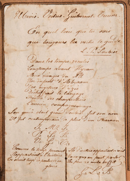 Souvenir de compagnon charpentier du Devoir